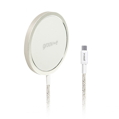 Groove Usb-c To Magnetic Wireless Charger 15w