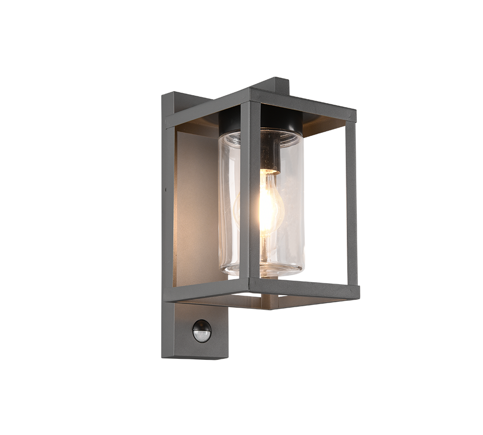 Up & down anthracite wall light 2x50w GU10 280mm