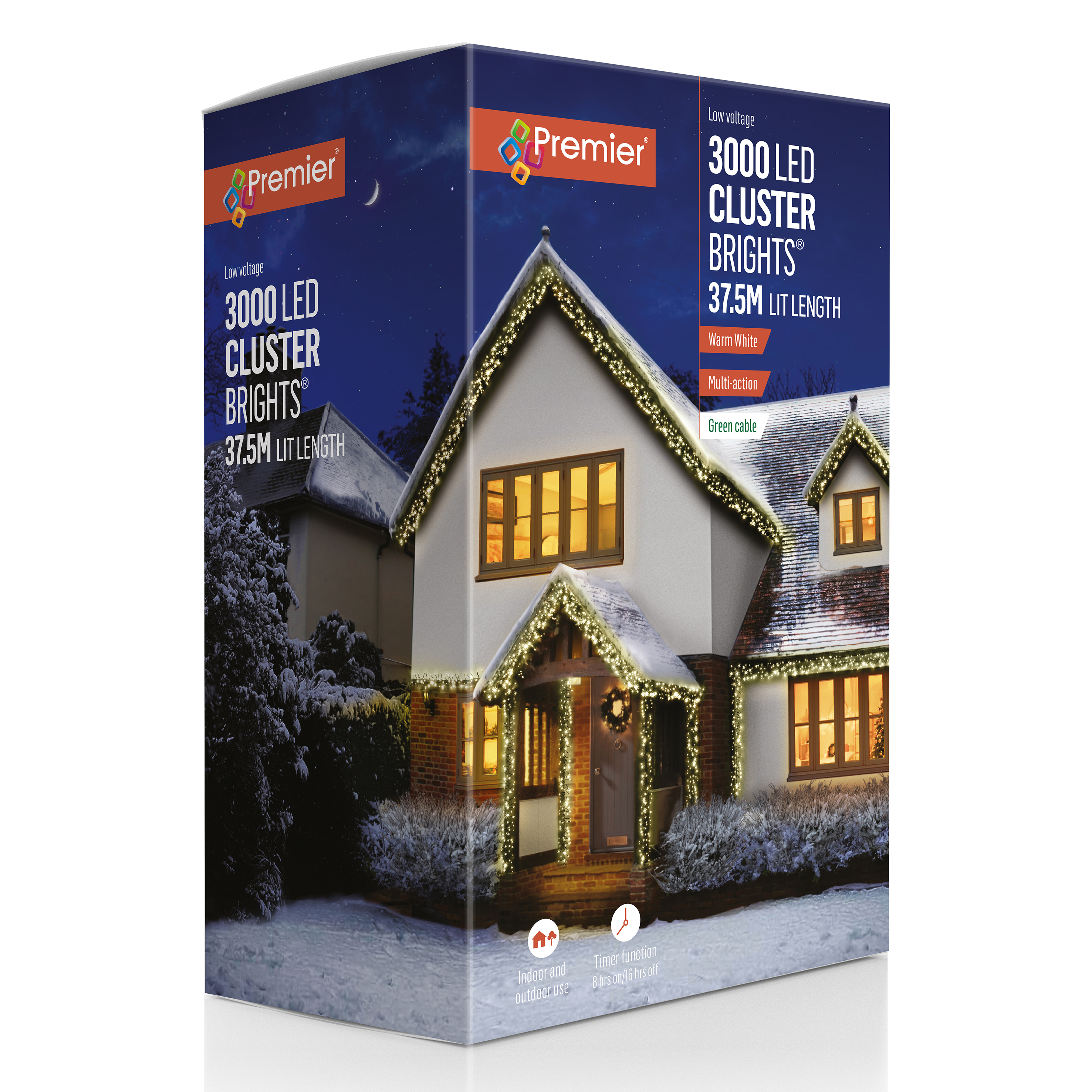 3000 Multi-Action Cluster Warm White