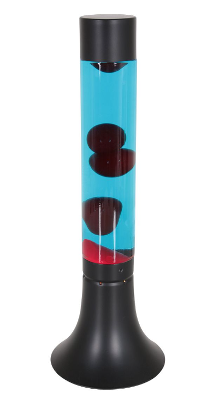 Steinhauer Lava Lamp Volcan Blue/Red/Black