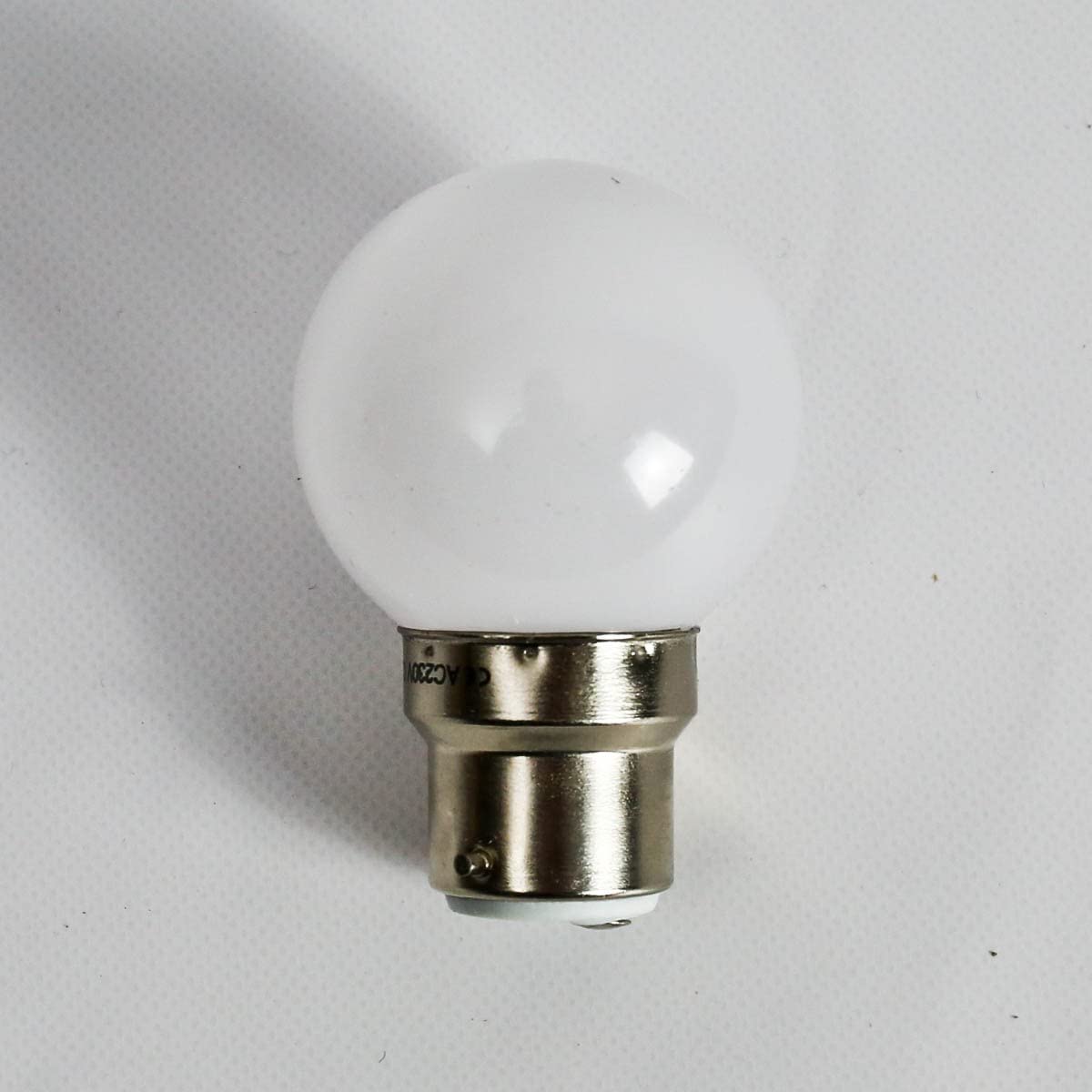 LED B22 1W Golf Ball Opal Warm White