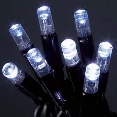 100 LEDs Connectable String Lights White with Controller 