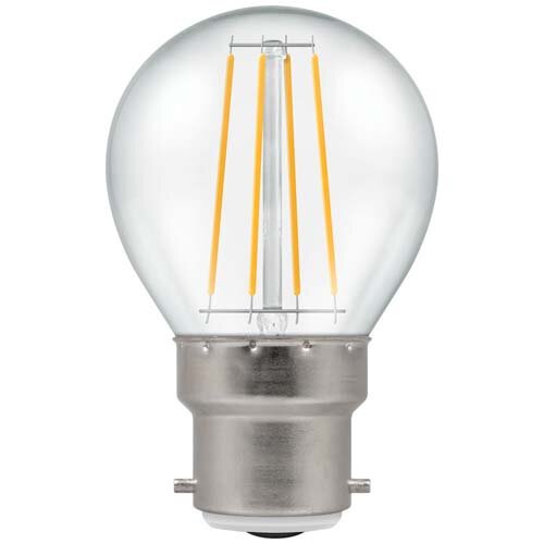 LED B22 1W Golf Ball Clear Warm White