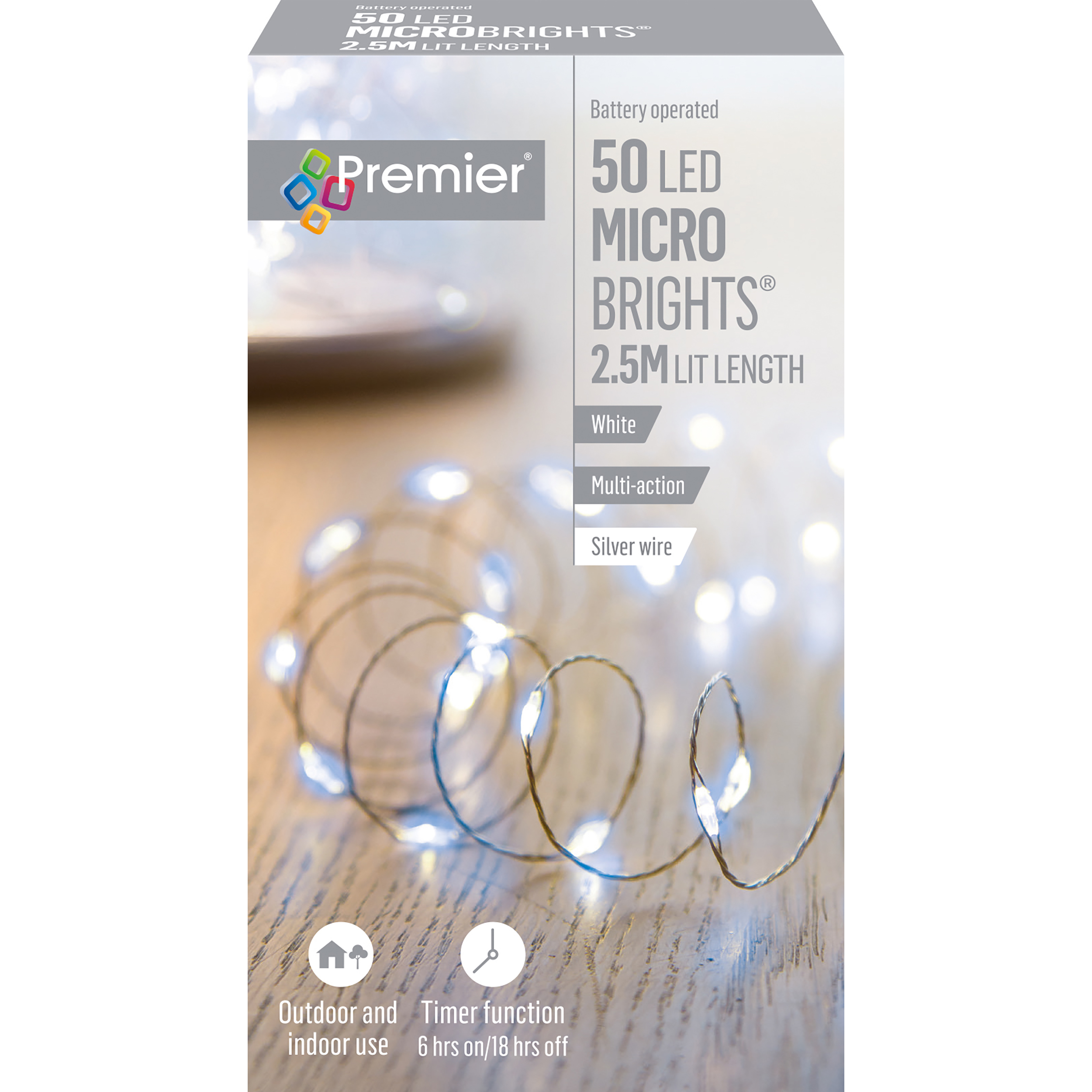 50 B/O Multi-Action Microbrights White