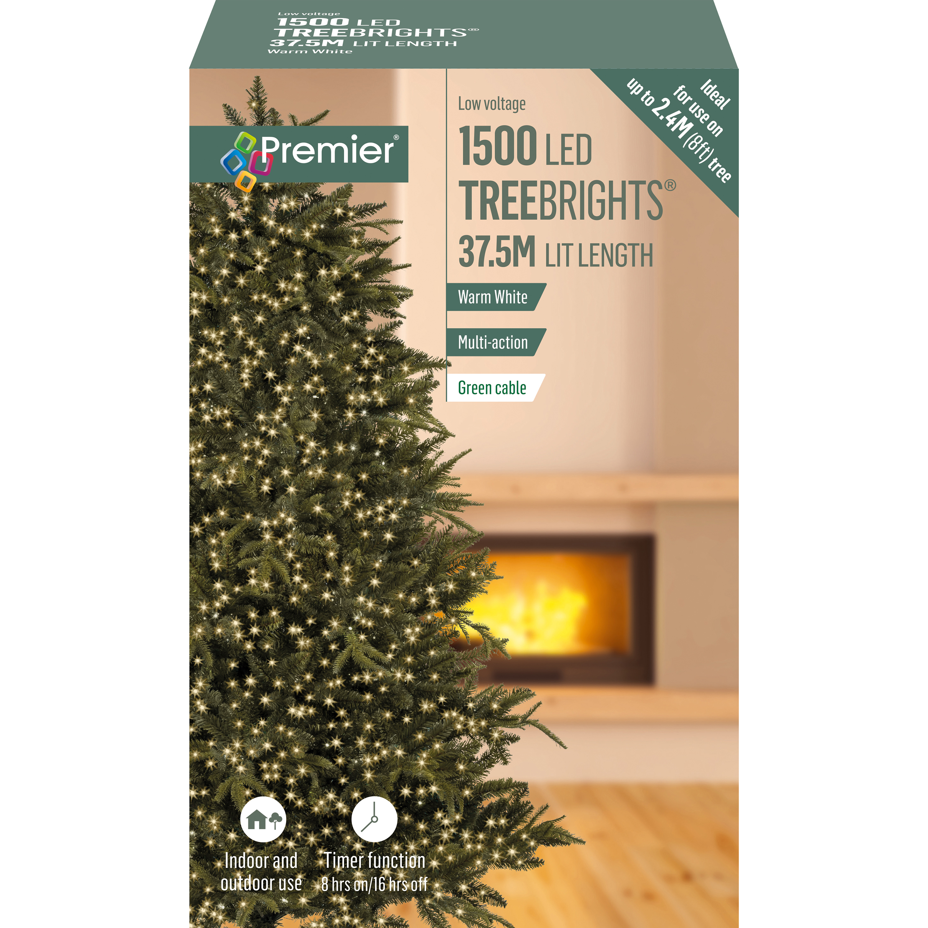 1500 Multi-Action TreeBrights Warm White 