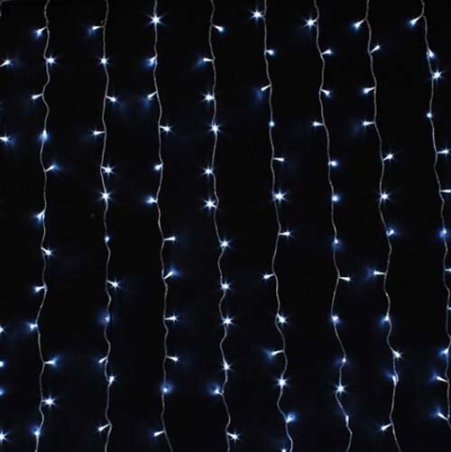 4m Curtain Light White 