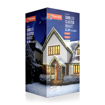 5000 Multi-Action Cluster Warm White 