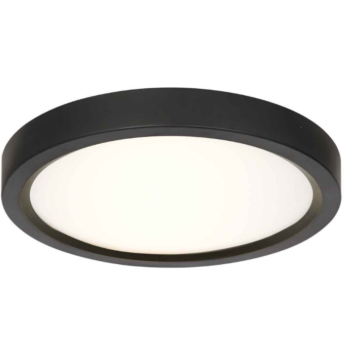 Steinhauer Black Ceiling Light 3-Step Dimming