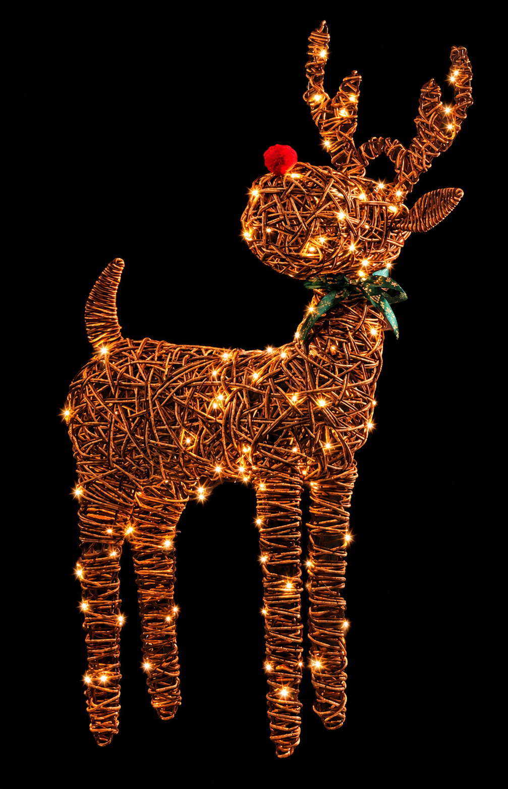 1.5m B/O Standing Reindeer 