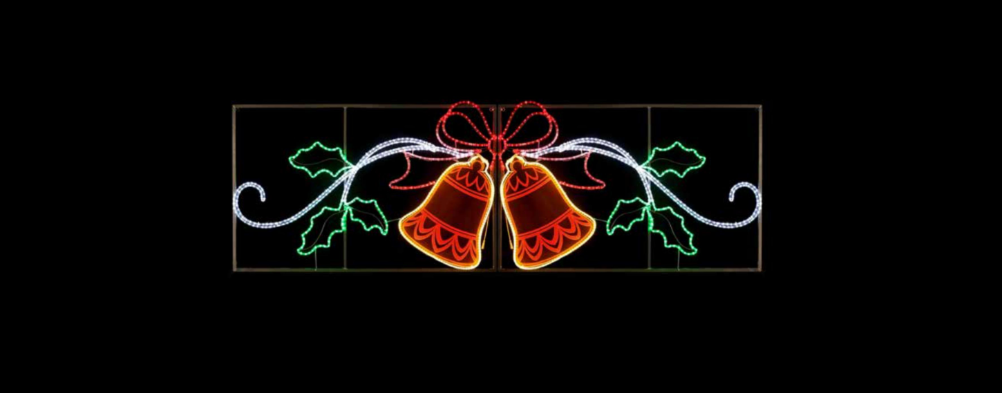 Christmas Bells Cross Street Frame