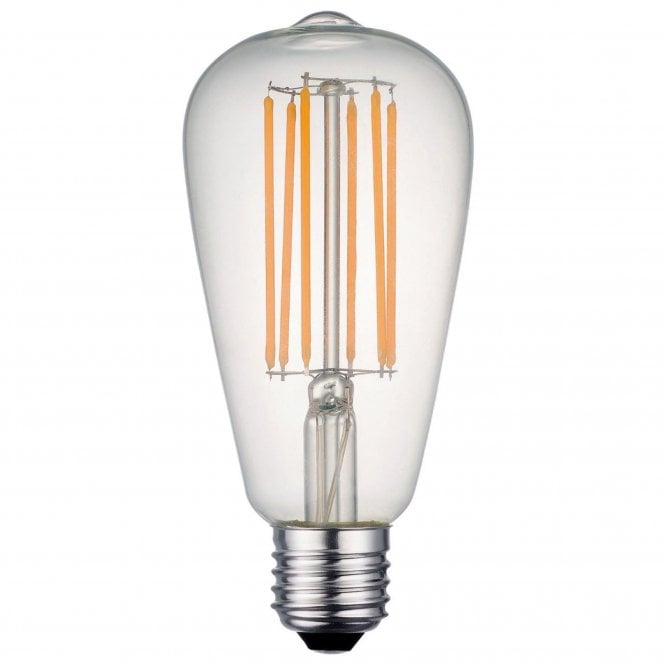 DAR ST64 E27 7W Clear Dimmable Bulb 2700K