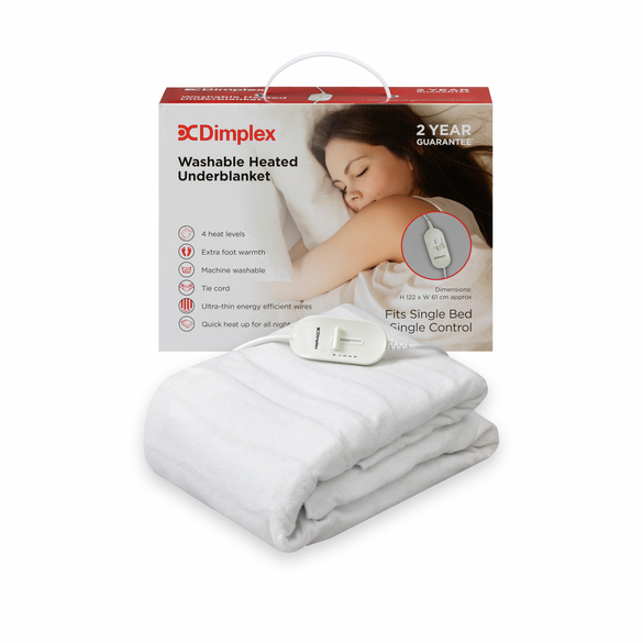 Dimplex Single Washable Heated Underblanket 