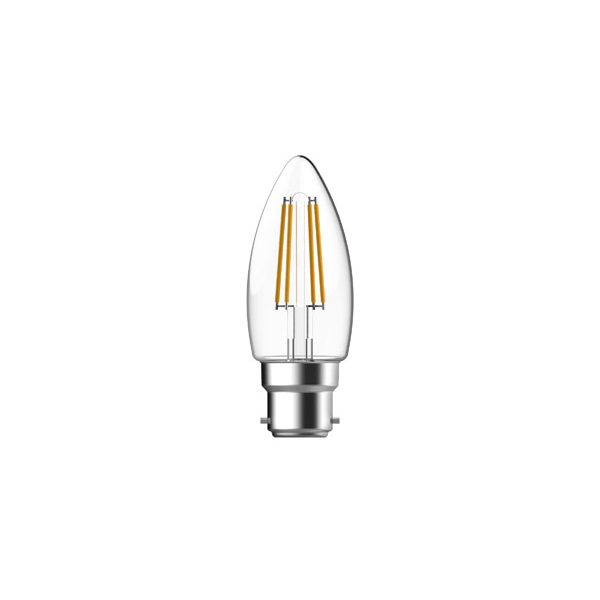 Energetic DIM B22 LED filament candle 4.8W 2.7K **