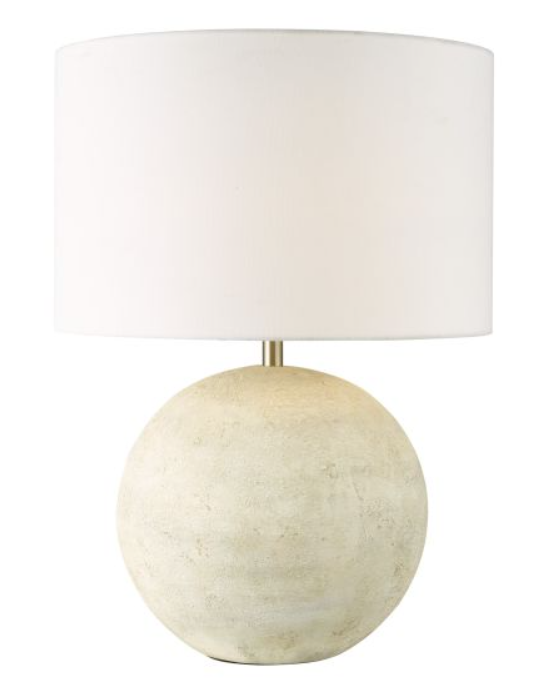 DAR Havana Table Lamp Natural c/w Shade
