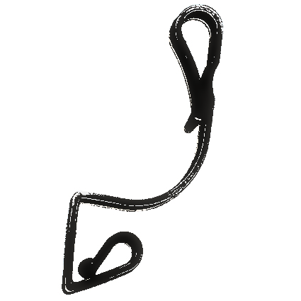 16pc Giant Gutter Hook Black