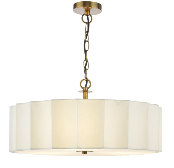 Dar Noura 3l Pendant Ivory And Bronze