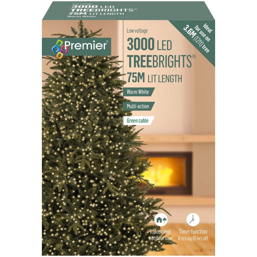 3000 Multi-Action TreeBrights Warm White