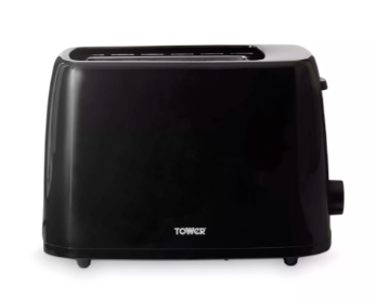 Tower Presto 2 Slice Toaster BLACK