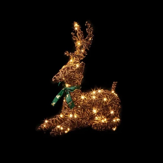 47cm B/O Lying Reindeer 