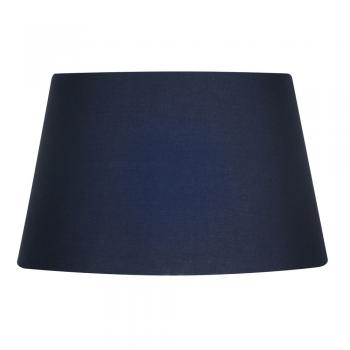 Navy 12&#34; Cotton Drum Shade Slate