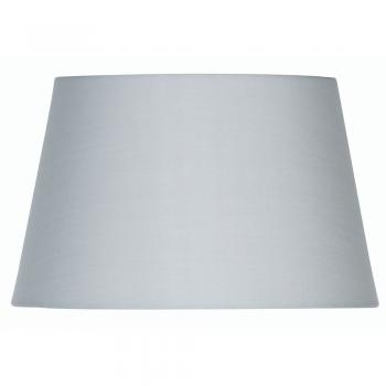 Cotton drum shade 14&#34; soft grey