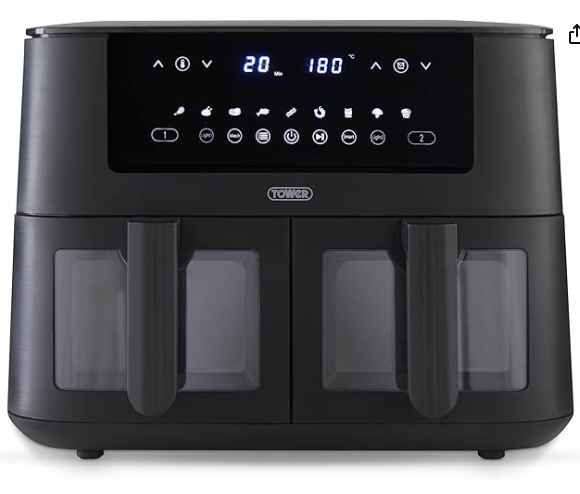 Tower Vortex 8L Dual Basket Air Fryer