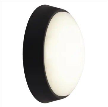 Helder LED Circular Bulkhead - Black PIR