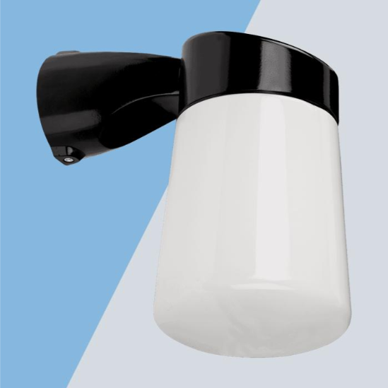 Well Glass Eterna IP65 LED Lamp Black