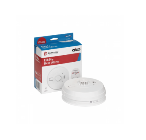 EI Mains Heat Alarm + Hush with Battery