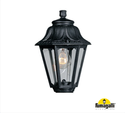 Anna Small Six Panel Black Lantern 310mm