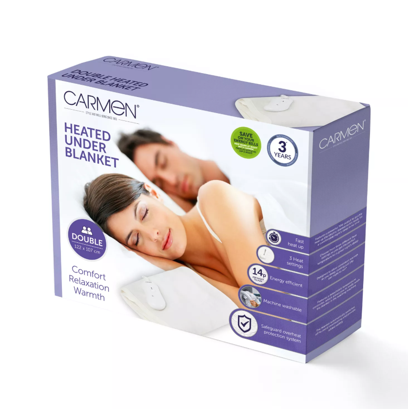 Carmen Double Heated Underblanket