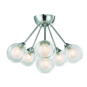 6 Light Chrome Bathroom Light
