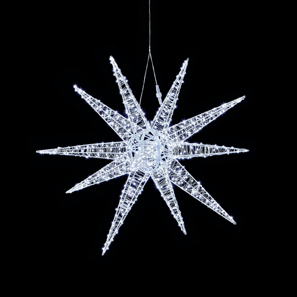 1.2m 3D Starburst with 720 White LEDs